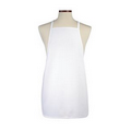 White Short Bib Apron